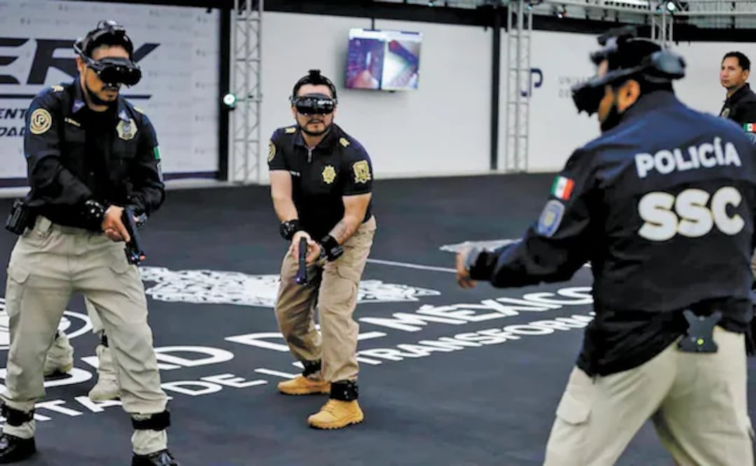 El CERV fue inaugurado en febrero de 2023 y tan sólo, de enero de 2025 a la fecha, aproximadamente 8 mil policías han sido capacitados. Foto: FERNANDA ROJAS. EL UNIVERSAL