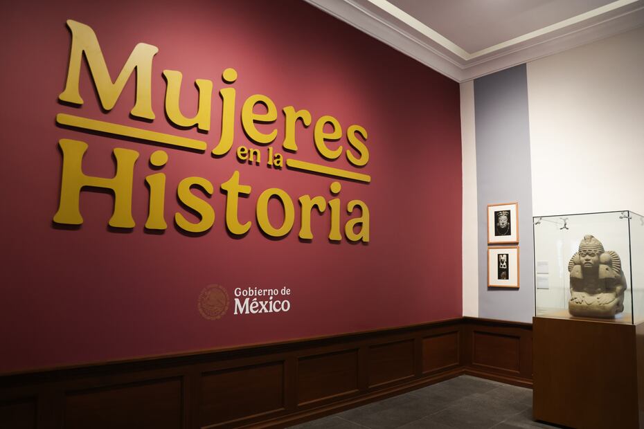 Aspectos de la sala "Mujeres en la Historia" inaugurada por la presidenta Claudia Sheinbaum en Palacio Nacional. Agencia EL UNIVERSAL/Carlos Mejía/ARMM