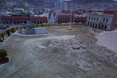 Rehabilitación de Plaza Juárez concluirá antes de los festejos patrios