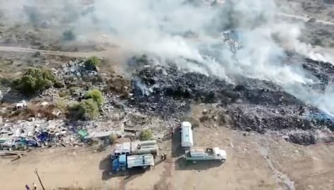 Controlado el incendio en patios de Estrella Blanca; iniciarán deslinde de responsabilidades