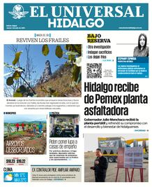 Portada El Universal Hidalgo 030725