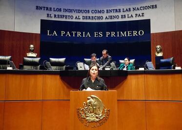 Rinde protesta Geraldina García Gordillo junto con Erasmo Catarino como senadores 