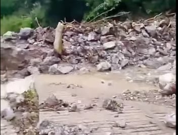 Pobladores de Jacala exigen ayuda urgente tras lluvias