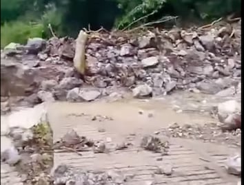 Pobladores de Jacala exigen ayuda urgente tras lluvias