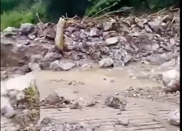 Pobladores de Jacala exigen ayuda urgente tras lluvias