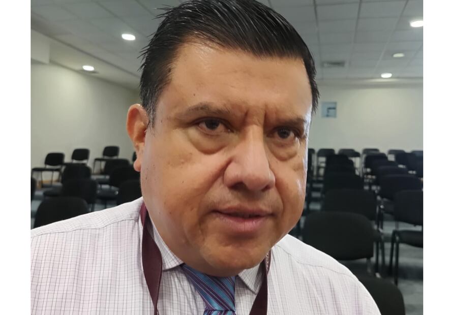 José Roberto Medécigo Hernández, director del Hospital Columba Rivera Osorio del ISSSTE Pachuca 
Foto: Lourdes Naranjo