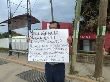 Denuncian negligencia médica en el ISSSTE de Huejutla