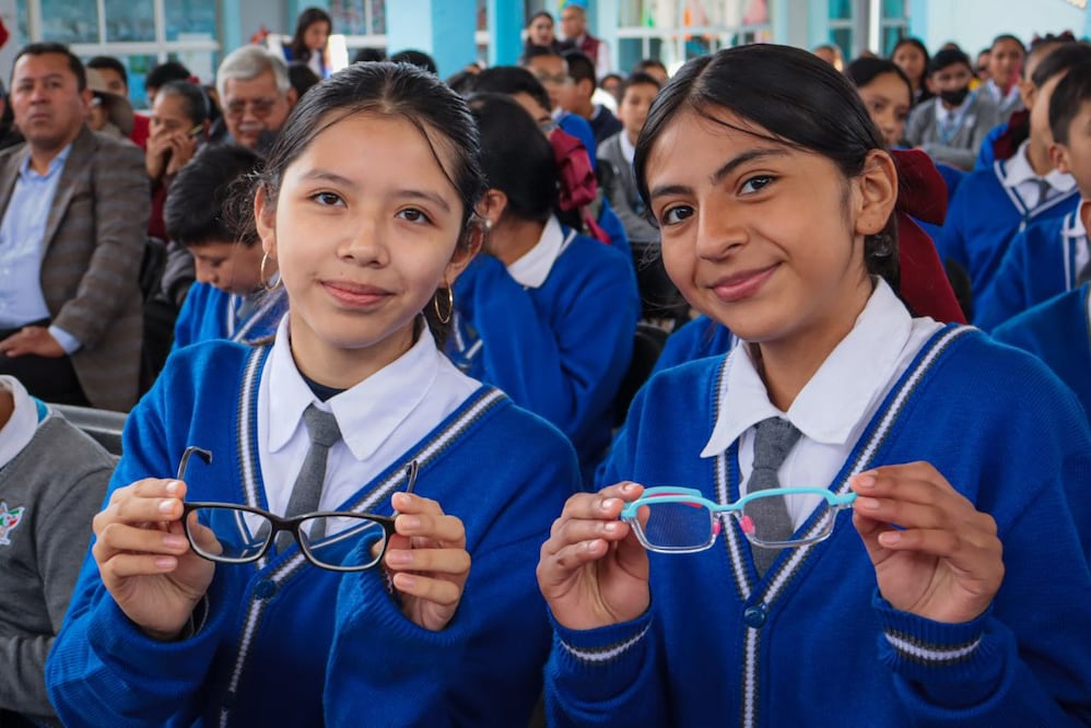 Más de 20 mil estudiantes ya cuentan con lentes gratuitos | Twitter: SEP Hidalgo
