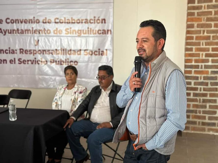 Marcos Miguel Taboada, presidente de Singuilucan Foto: Especial