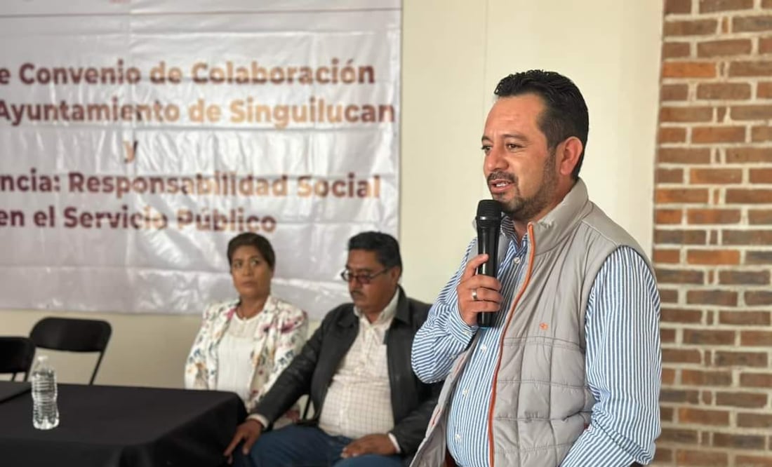 Marcos Miguel Taboada, presidente de Singuilucan Foto: Especial