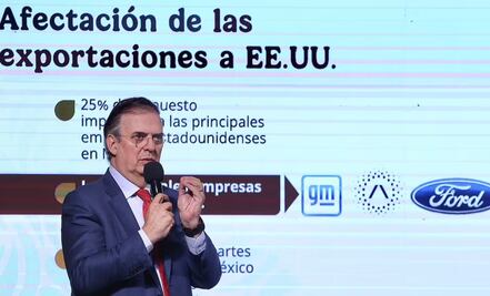 “Es un tiro en el pie”, responde Ebrard a amenaza de Trump sobre subir aranceles; afectaría al sector automotriz, destaca 