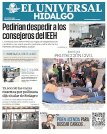 Portada El Universal Hidalgo 230224