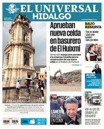 Portada El Universal Hidalgo 21/05/25