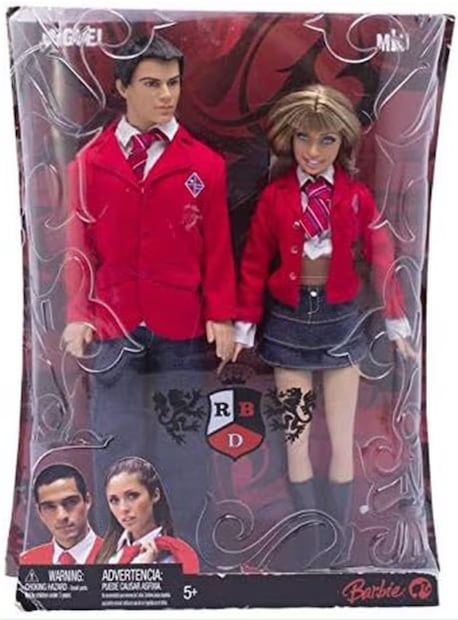 Mía Colucchi y Miguel como Barbie y Ken | Foto: Ebay
