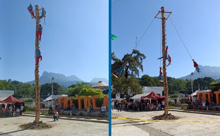 Voladores de Jaltocán, la tradición sigue viva