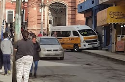 Adulta mayor resulta lesionado tras ser impactado por colectivo en Pachuca
