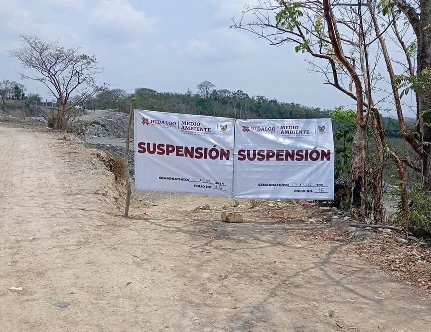 La Secretaría de Medio Ambiente y Recursos Naturales (SEMARNATH), clausuró el basurero de Jaltocan I Foto: Especial