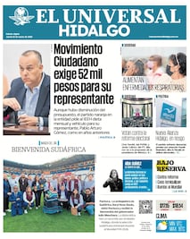 Portada El Universal Hidalgo 12/3/26