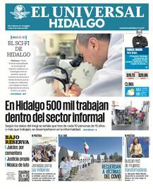 Portada El Universal Hidalgo 31/03/25