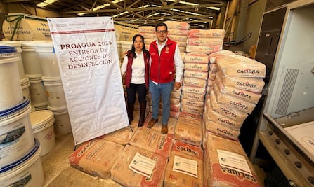 Entregan insumos tras afectaciones por lluvias en Hidalgo