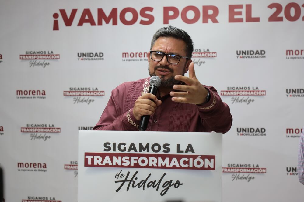 El viernes 26 de abril Morena inició la impugnación de la candidatura de Lolotla ante el Tribunal Estatal Electoral de Hidalgo | Foto: Luis Soriano