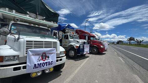 Galería: Pese a acuerdo con Segob, AMOTAC salió a las carreteras de Hidalgo