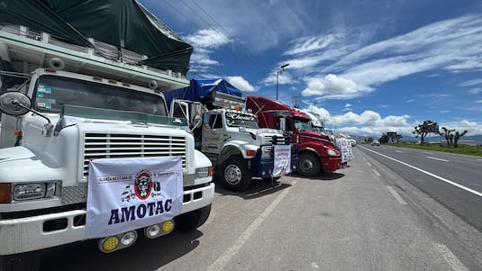 Galería: Pese a acuerdo con Segob, AMOTAC salió a las carreteras de Hidalgo