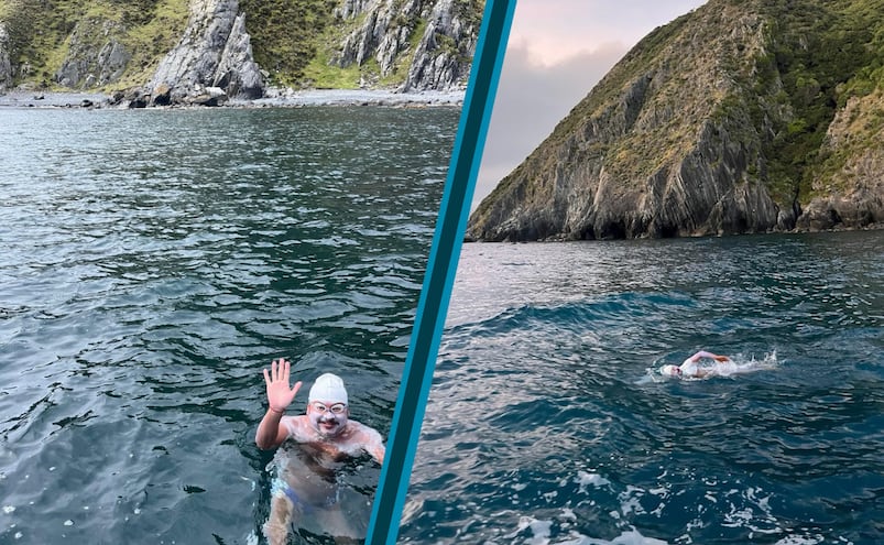 Ezequiel Becerril supera el Estrecho de Cook y suma su quinto mar rumbo al reto de los 7