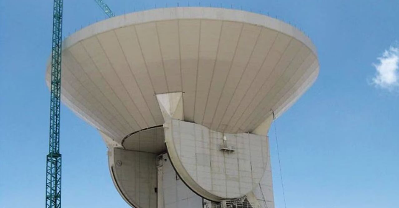 El Gran Telescopio Milimétrico Alfonso Serrano, ubicado en Atzitzintla, Puebla. Foto: Especial
