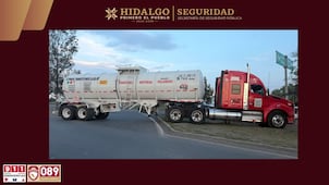 Persecución policial culmina con rescate de chofer secuestrado y recuperación de combustible robado en Hidalgo