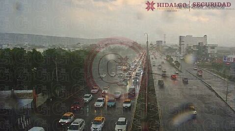 Lluvias provocan afectaciones viales en la zona metropolitana de Pachuca