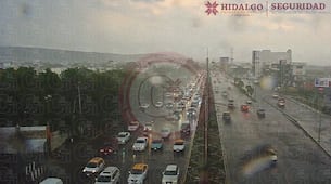 Lluvias provocan afectaciones viales en la zona metropolitana de Pachuca