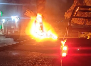 Alarma incendio sobre el bulevar Colosio