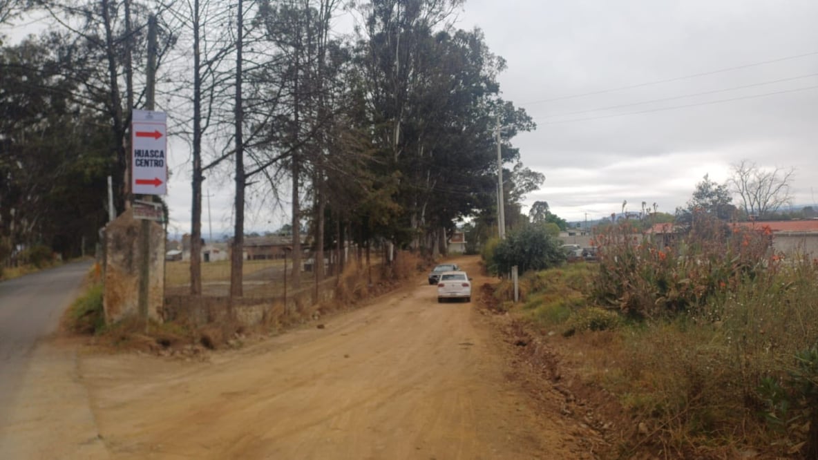 Continúa la rehabilitación de caminos en Huasca I Foto: Presidencia Municipal Huasca de Ocampo 2024-2027