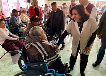 DIF Hidalgo entrega equipo y proyectos productivos para personas con discapacidad