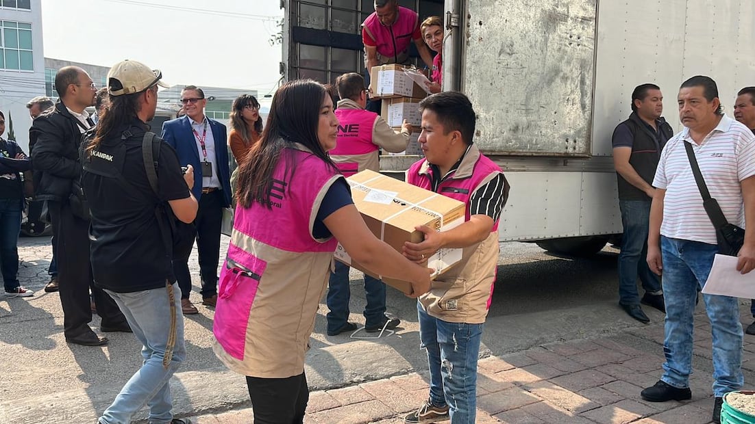 Llegan a Hidalgo más de 7 millones de boletas electorales | Foto: Ricardo Calleja