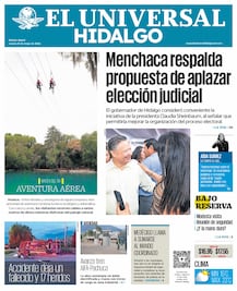 Portada El Universal Hidalgo 21/5/26