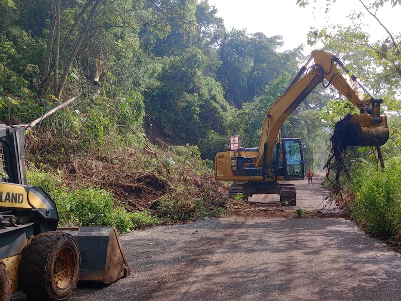 Continúa la rehabilitación de caminos en Hidalgo I Foto: Especial