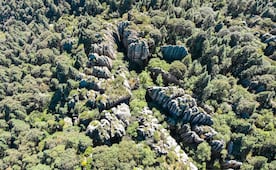 El Contadero, el laberinto de piedra que sorprende a visitantes en Mineral del Chico