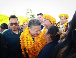 Julio Menchaca supervisa avances en la reconstrucción de zonas afectadas por la tormenta tropical 90-E