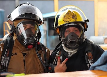 Capacitación nacional: Bomberas de Pachuca participan en el 11vo curso con causa