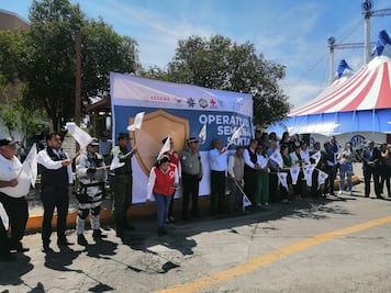 Inicio operativo de semana Santa en Tulancingo