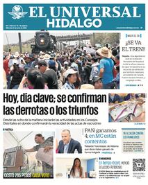 Portada El Universal Hidalgo 05/06/24