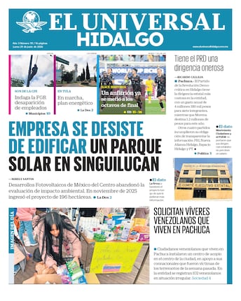 El Universal Hidalgo 29/06/26