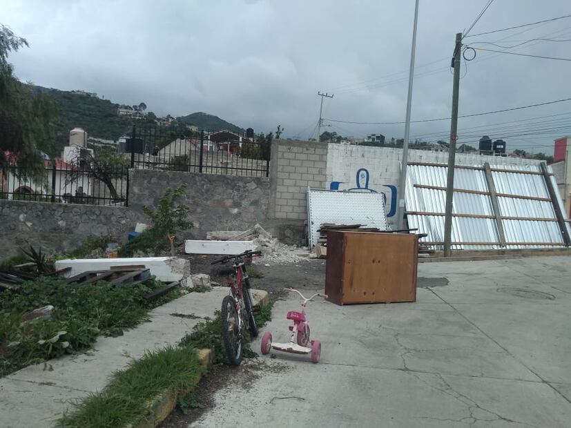 Una familia habitante de la colonia San Guillermo la Reforma, ubicada en Mineral de la Reforma, acusaron que fueron desalojados arbitrariamente I Foto: Giovanny Flores