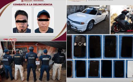 SSPH desmantela centro de distribución de droga en Atotonilco el Grande