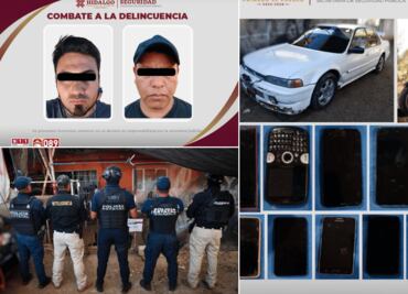 SSPH desmantela centro de distribución de droga en Atotonilco el Grande