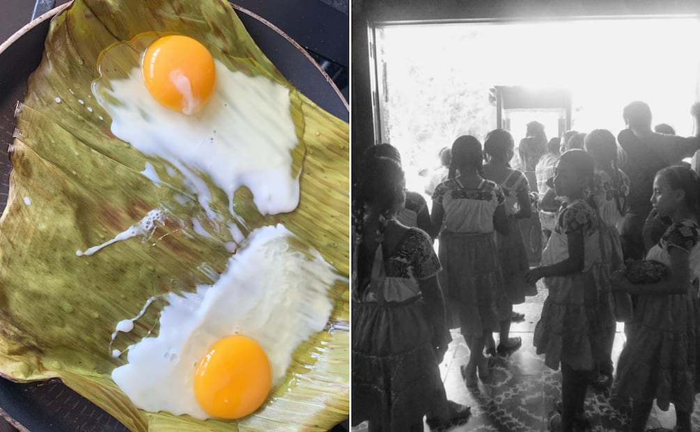 Huevos enhojados, el desayuno ancestral y saludable de la Huasteca hidalguense | Foto: Wikimedia Commons