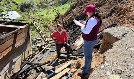 Entregarán apoyos a más de 15 mil familias afectadas por vaguada monzónica