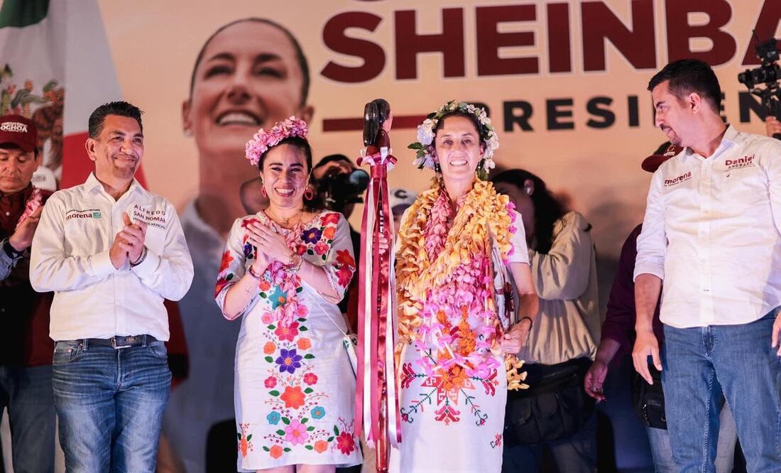 El 18 de abril Claudia Sheinbaum visitó los municipios de Actopan, Pachuca y Zempoala; el 24 de abril fue a Huejutla |Facebook: Claudia Sheinbaum